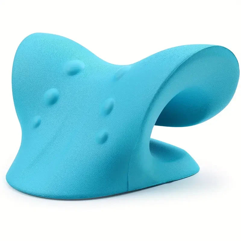 C-Type Neck Shoulder Relaxer Cervical Spine Stretch Muscle Relaxation Traction Device Massage Pillow Correction Chiropractic